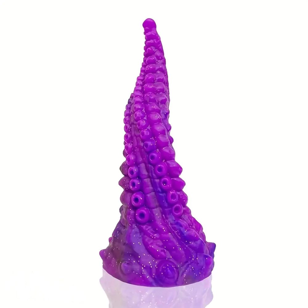 Ridged tentacle silicone fantasy dildo, photo 5