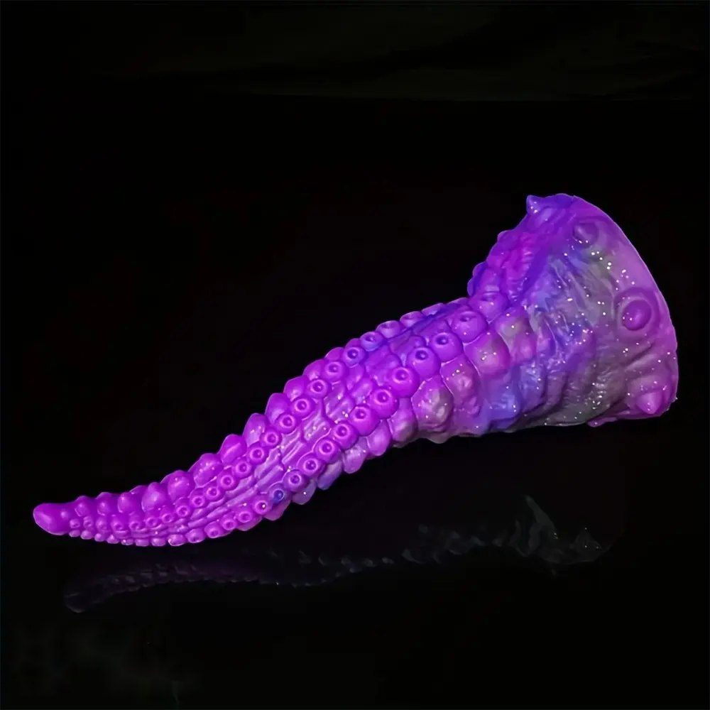 Ridged tentacle silicone fantasy dildo, photo 7
