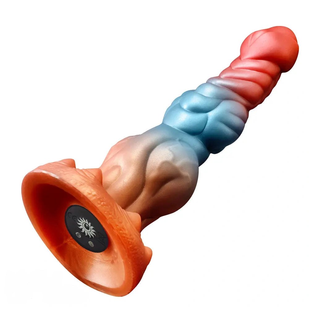 Ringed fantasy monster silicone dildo, photo 13