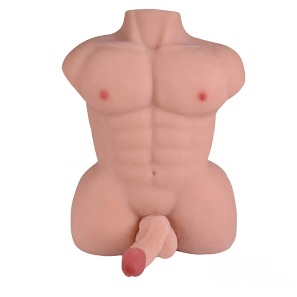 Flesh tone silicone male torso sex doll, photo 1