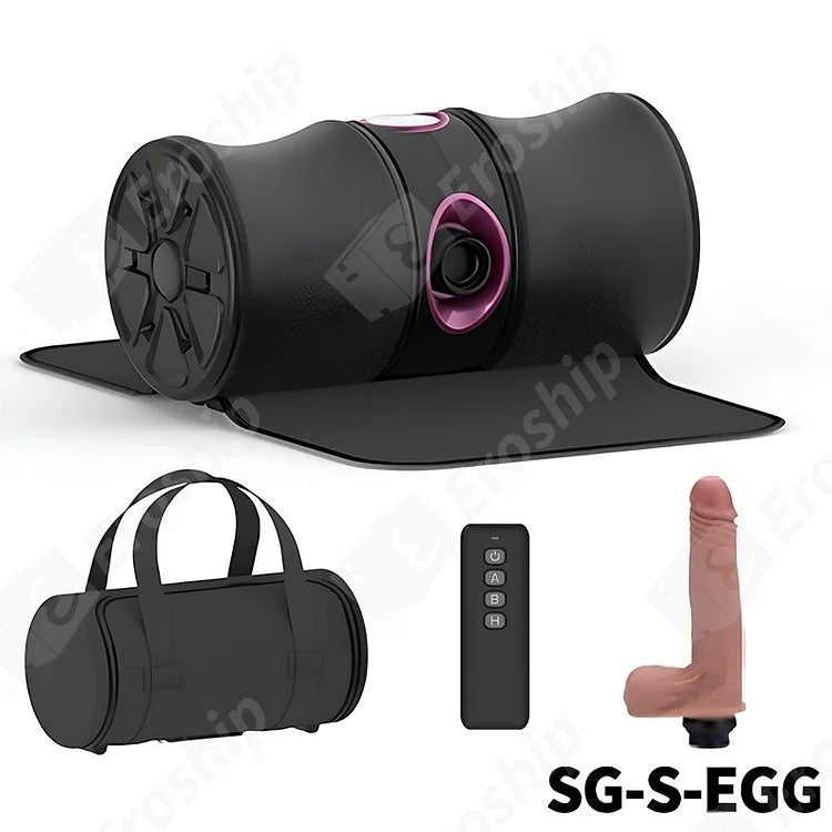 Purple roller thrusting sex machine with wireless remote, photo 10