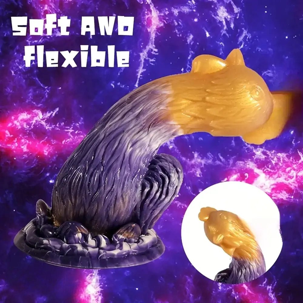 Rooster shaped novelty silicone dildo, photo 5
