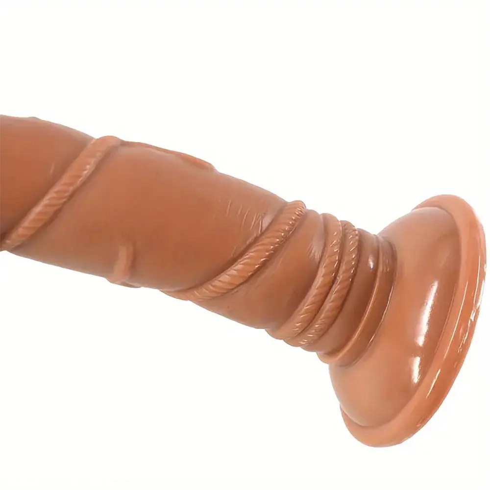 Rope texture realistic pvc dildo, photo 7