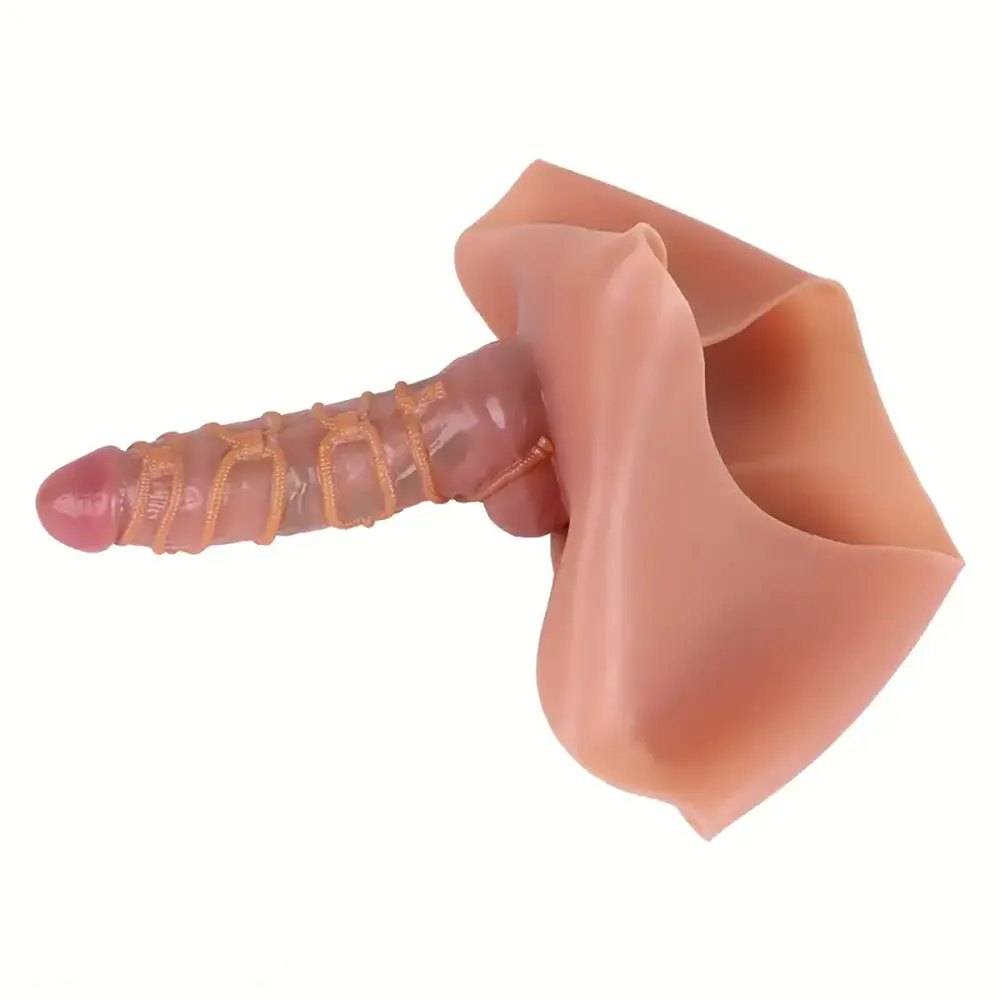 Rope-wrap panty strap-on dildo, photo 2
