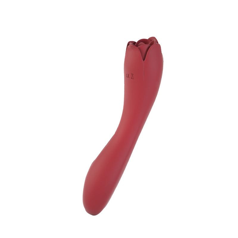 Red rose bud g-spot licking vibrator