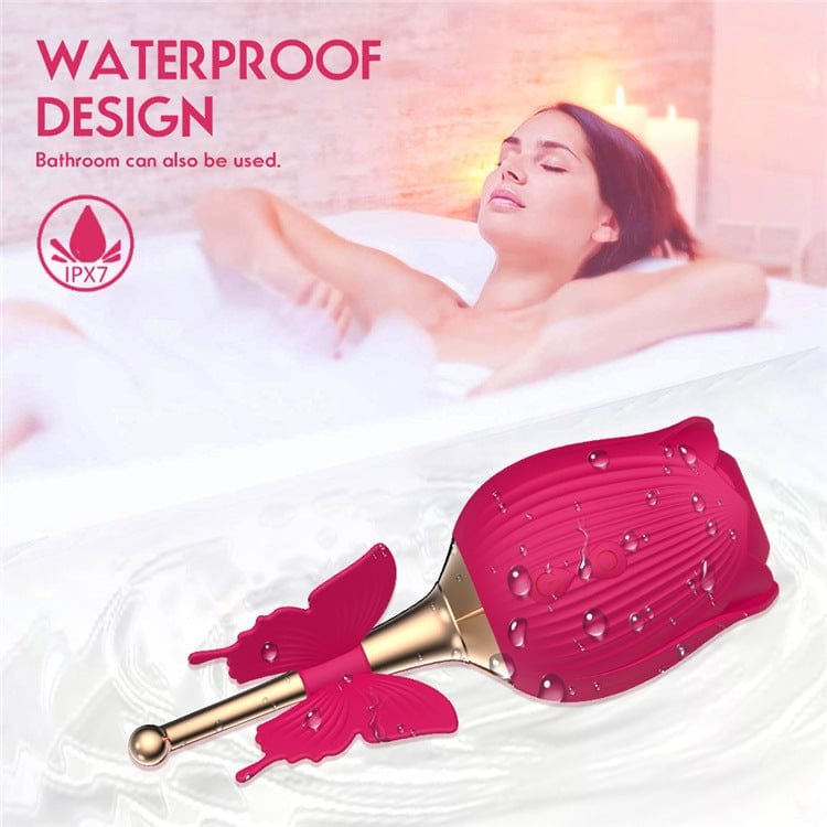 Rose shaped silicone vibrator, photo 3