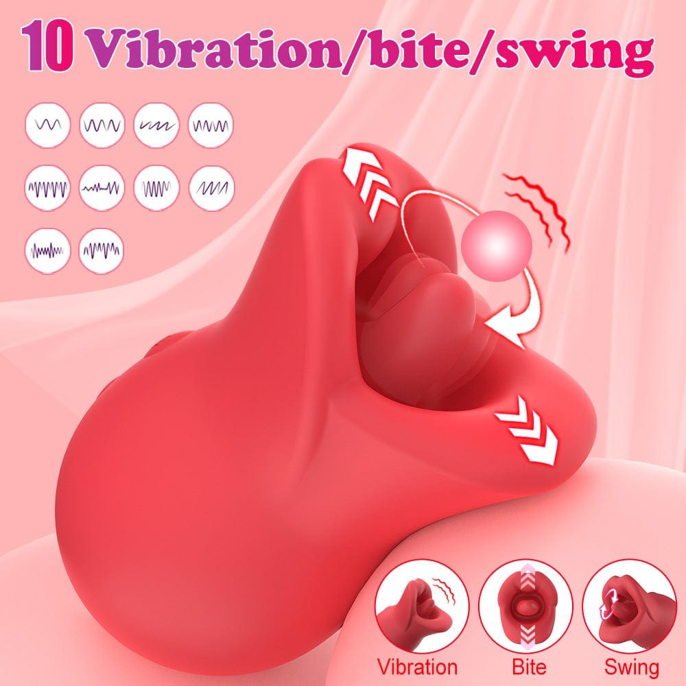 Rose shaped clitoral suction vibrator, photo 2