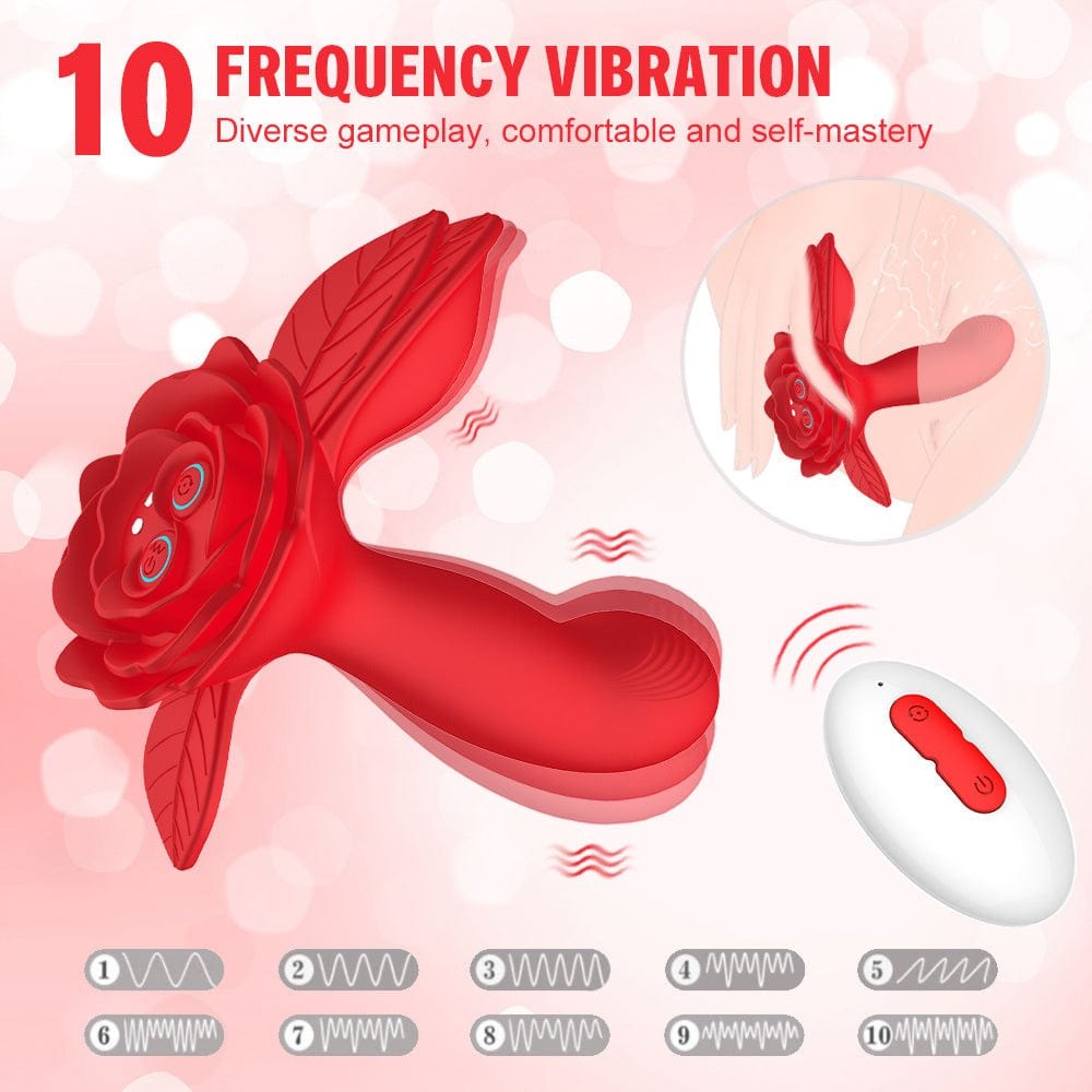 Red rose wearable vibrator, photo 2
