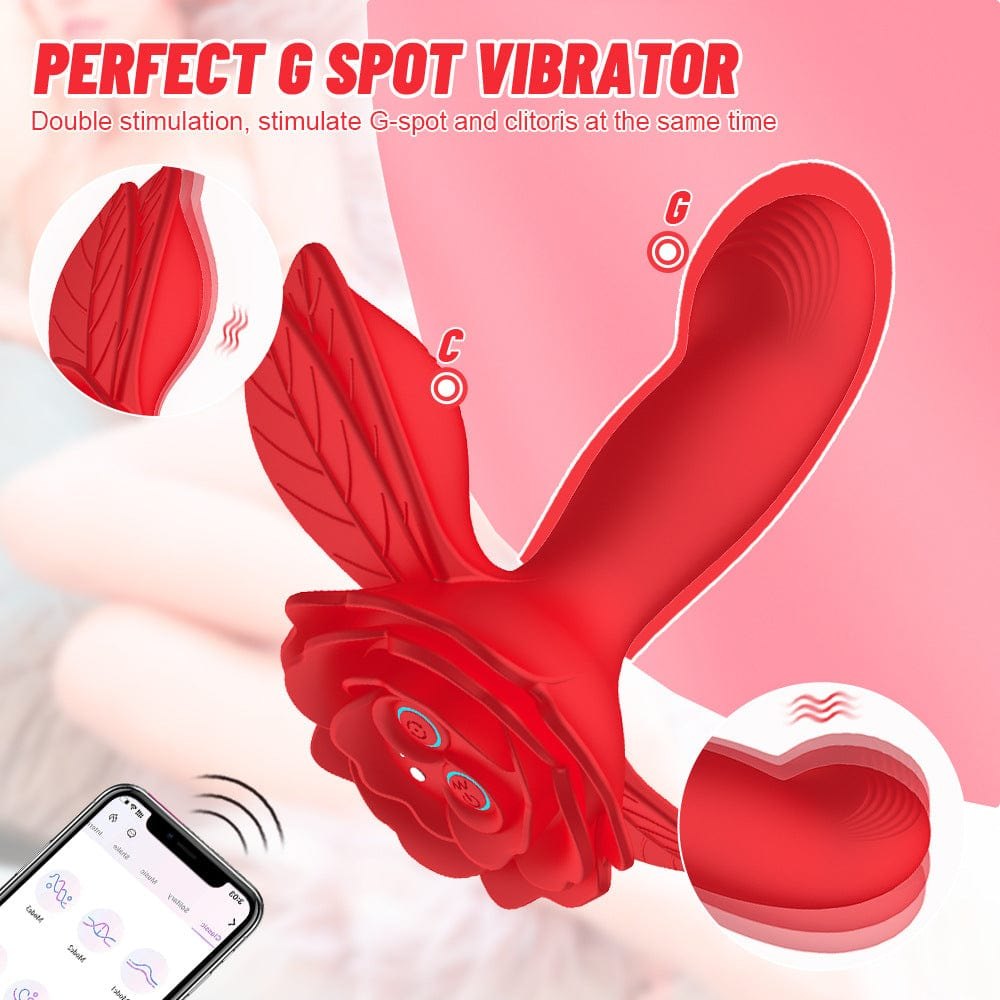 Red rose wearable vibrator, photo 4