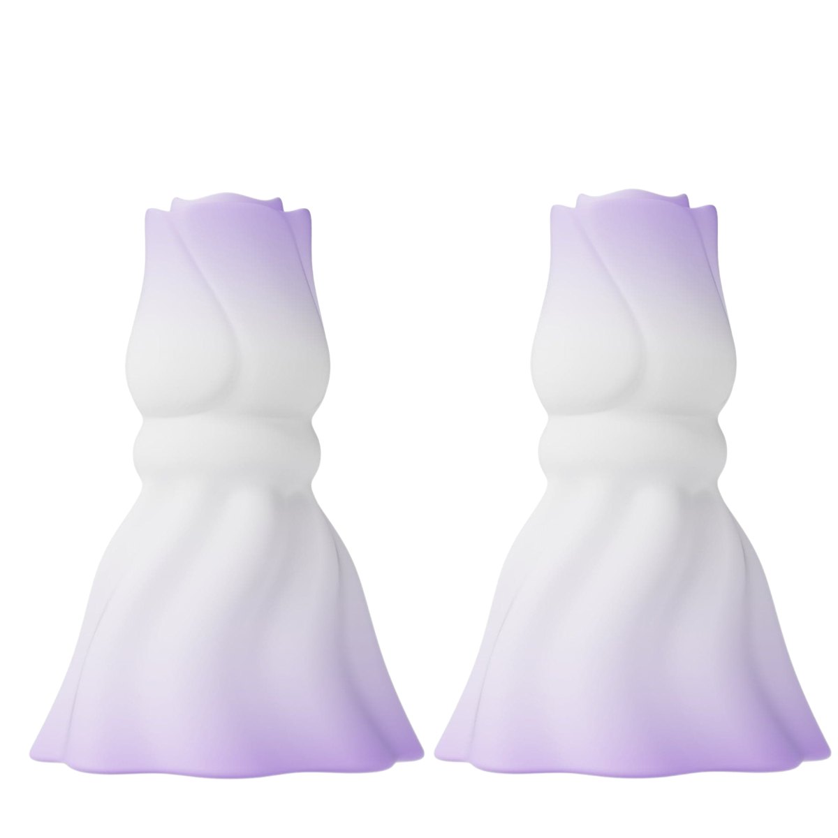 Rose-shaped nipple suction vibrator and clamp set, photo 2
