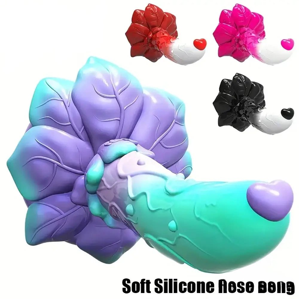 Rose flower fantasy dildo, photo 1
