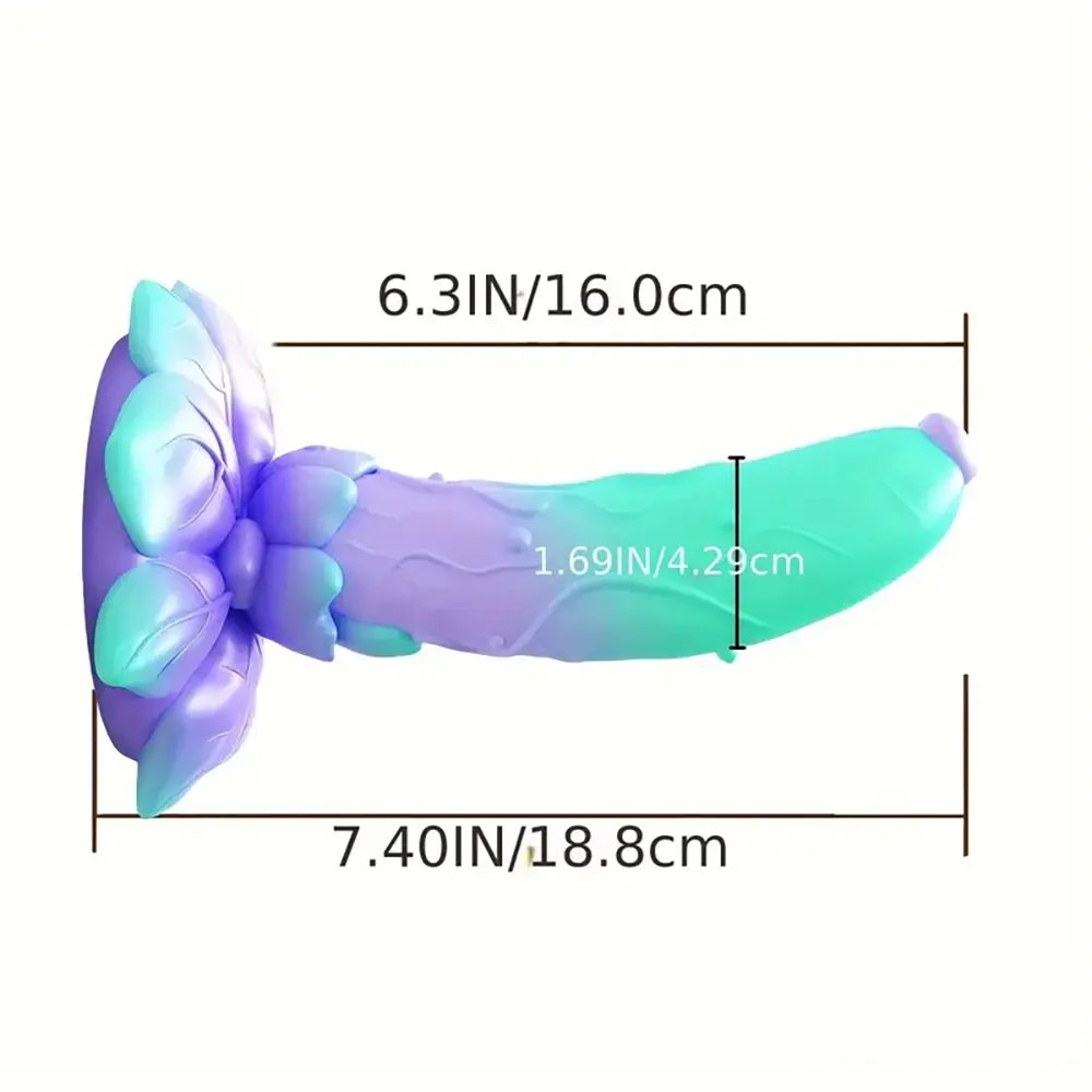 Rose flower fantasy dildo, photo 14