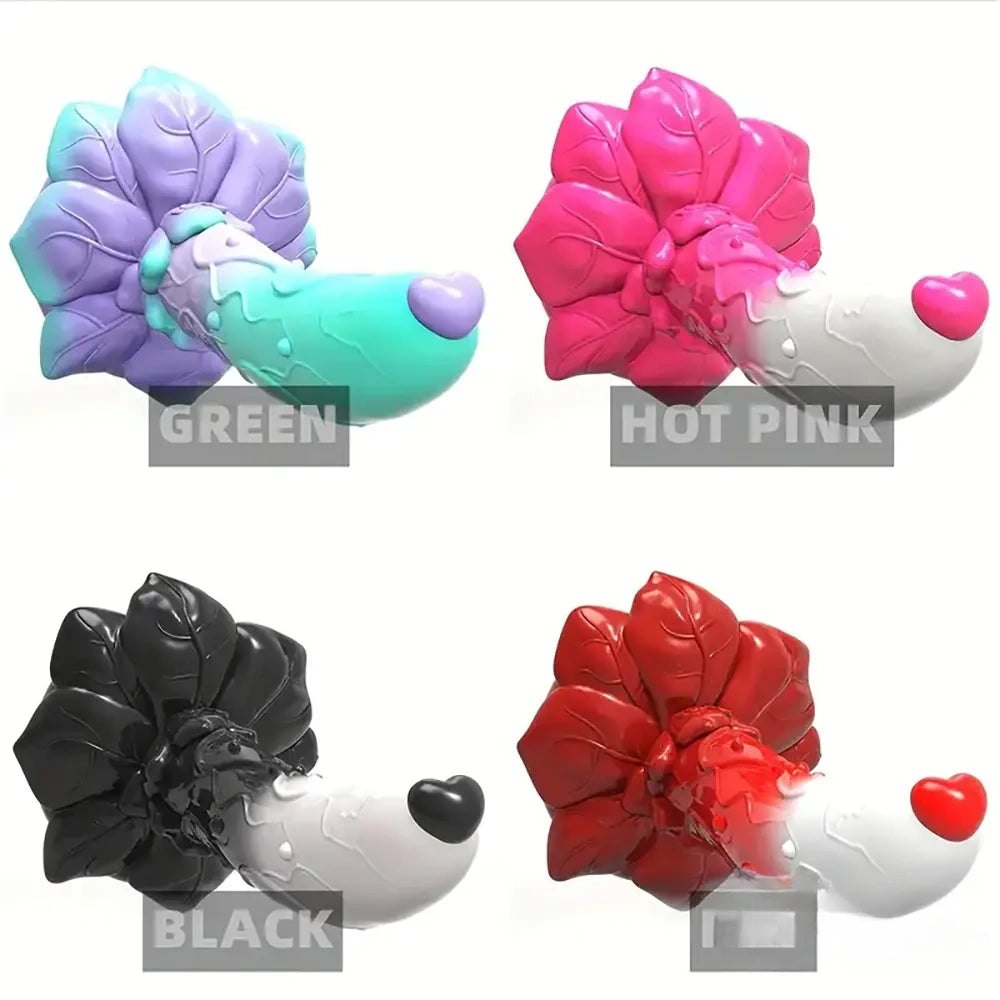 Rose flower fantasy dildo, photo 2