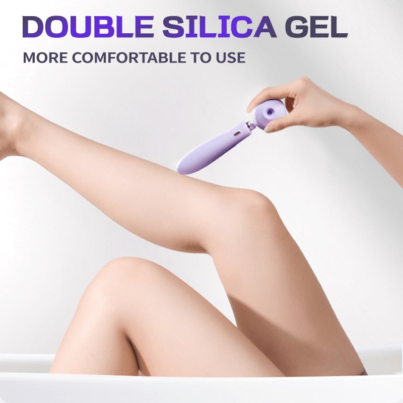 Purple rose-shaped silicone suction vibrator, photo 3