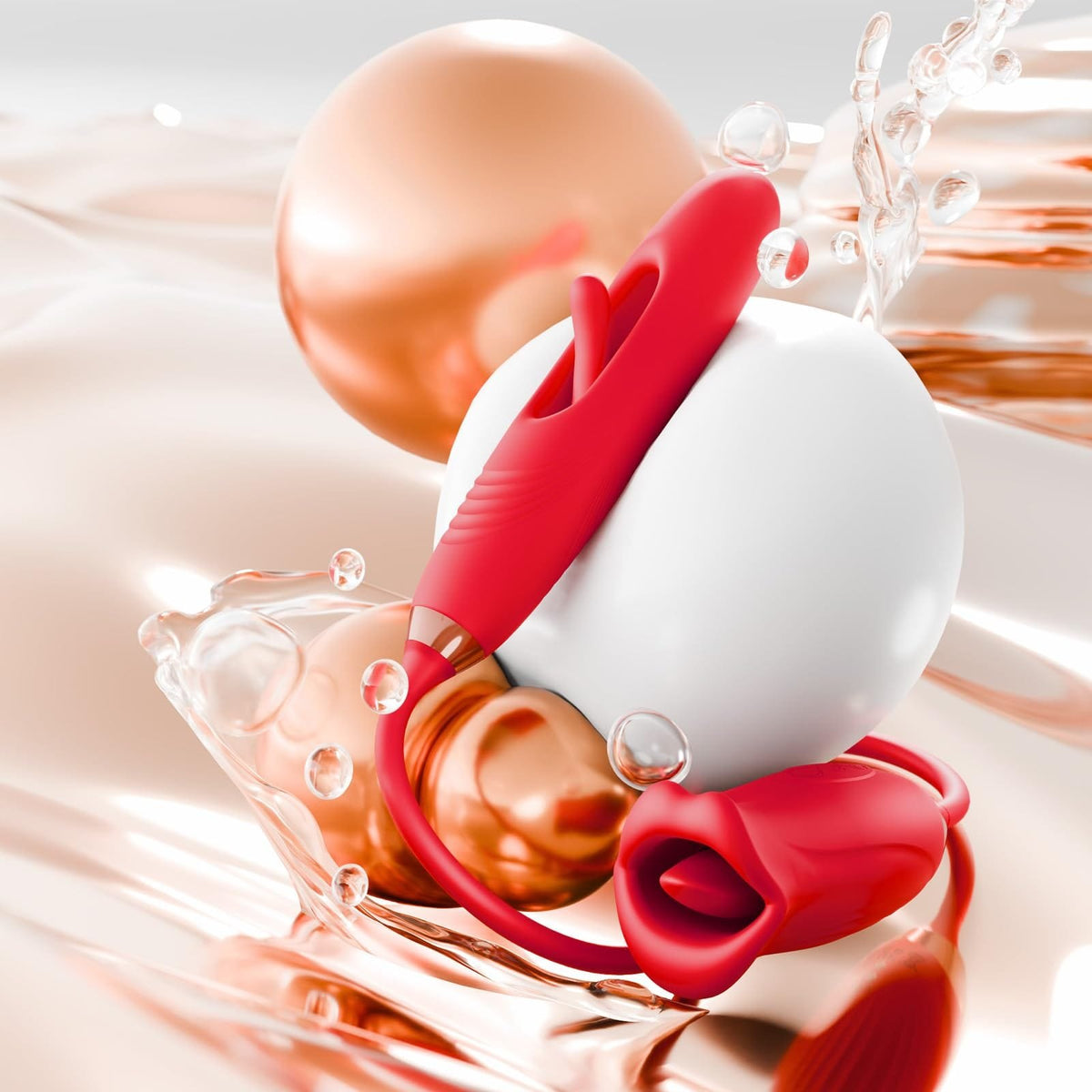 Rose red kissing clit and g-spot vibrator, photo 11