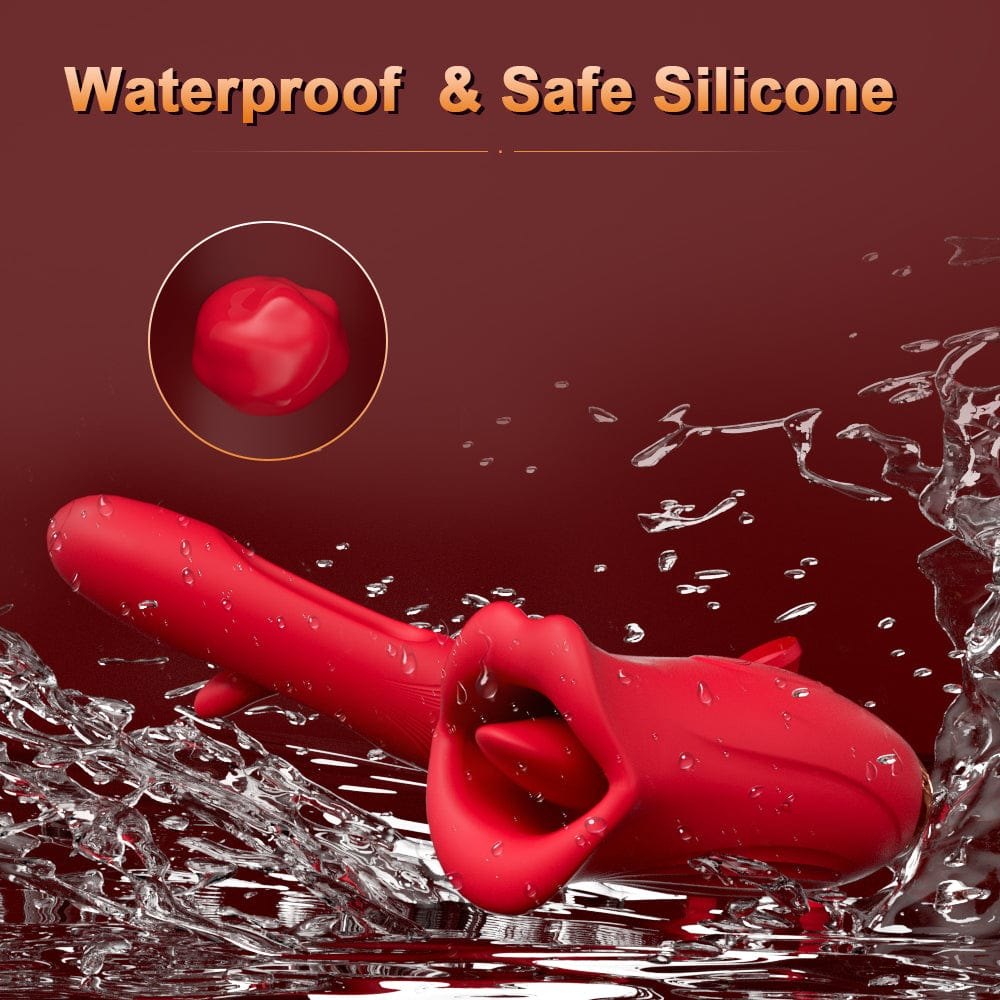Rose red kissing clit and g-spot vibrator, photo 3