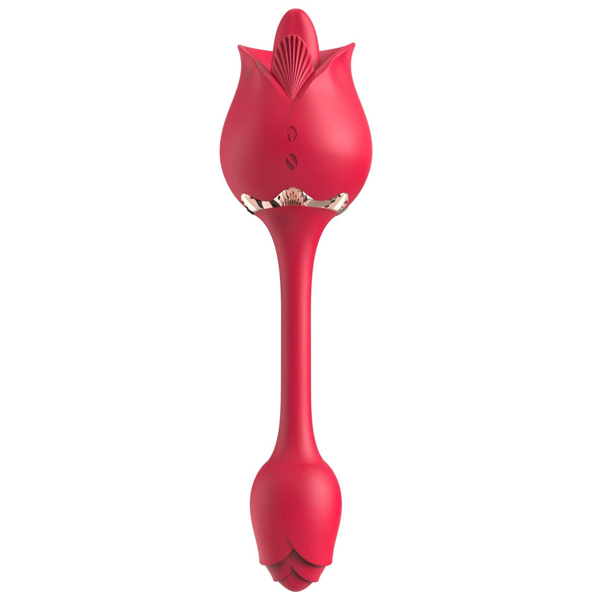 Rose licking clitoral stimulator with vibrating egg, photo 10