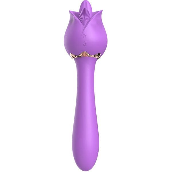 Rose licking clitoral stimulator with vibrating egg, photo 11
