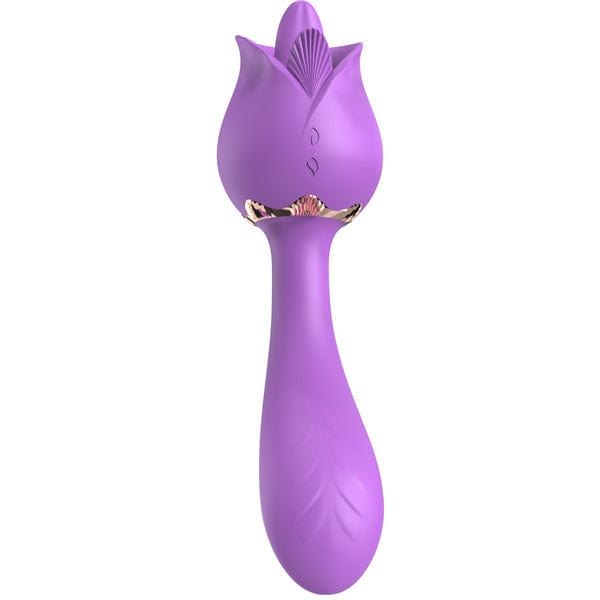 Rose licking clitoral stimulator with vibrating egg, photo 3