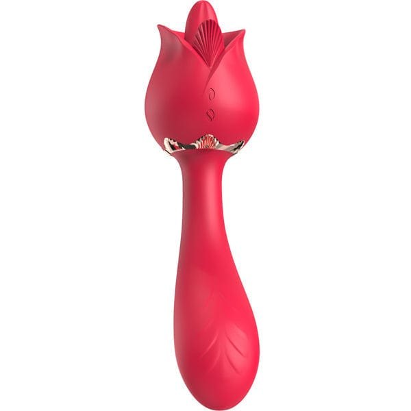Rose licking clitoral stimulator with vibrating egg, photo 4