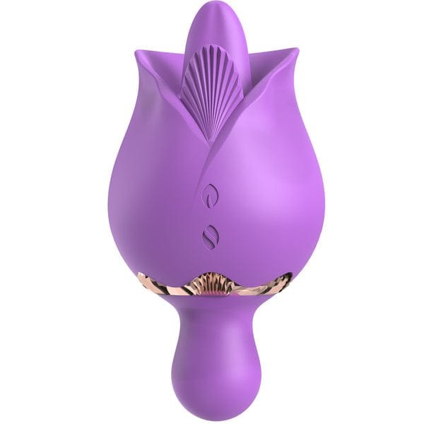 Rose licking clitoral stimulator with vibrating egg, photo 5