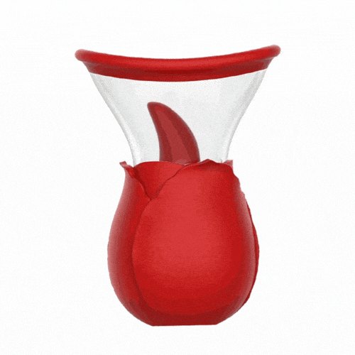 Silicone rose shaped nipple suction toy, photo 2