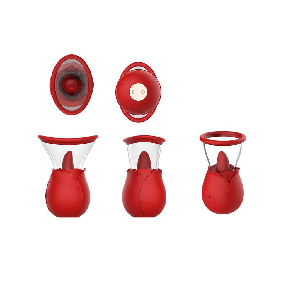 Silicone rose shaped nipple suction toy, photo 5