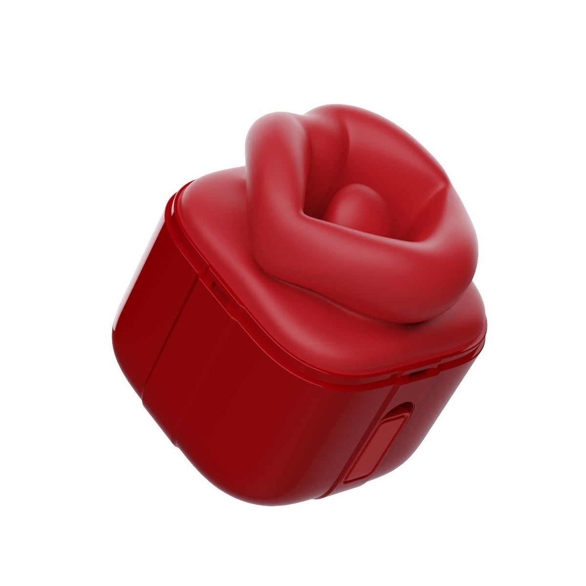 Red rose-shaped oral suction clitoral vibrator, photo 8
