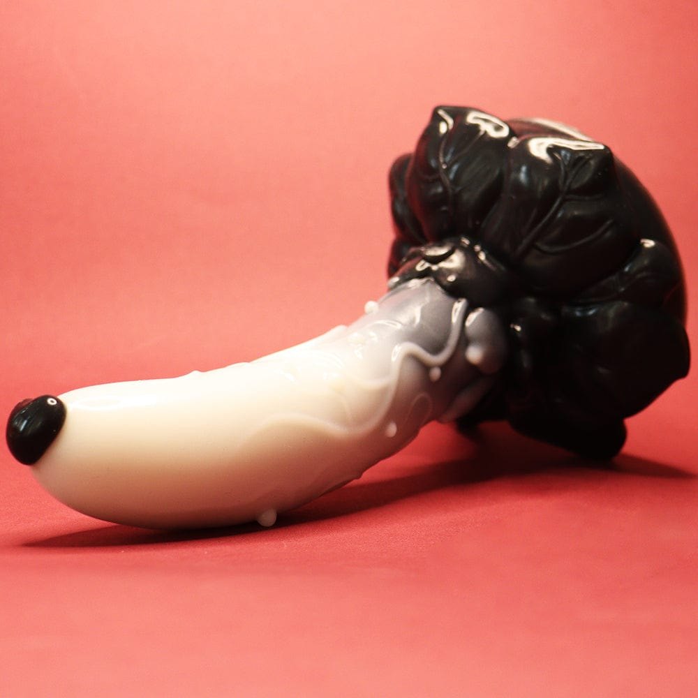 Rose shaped silicone fantasy dildo, photo 12