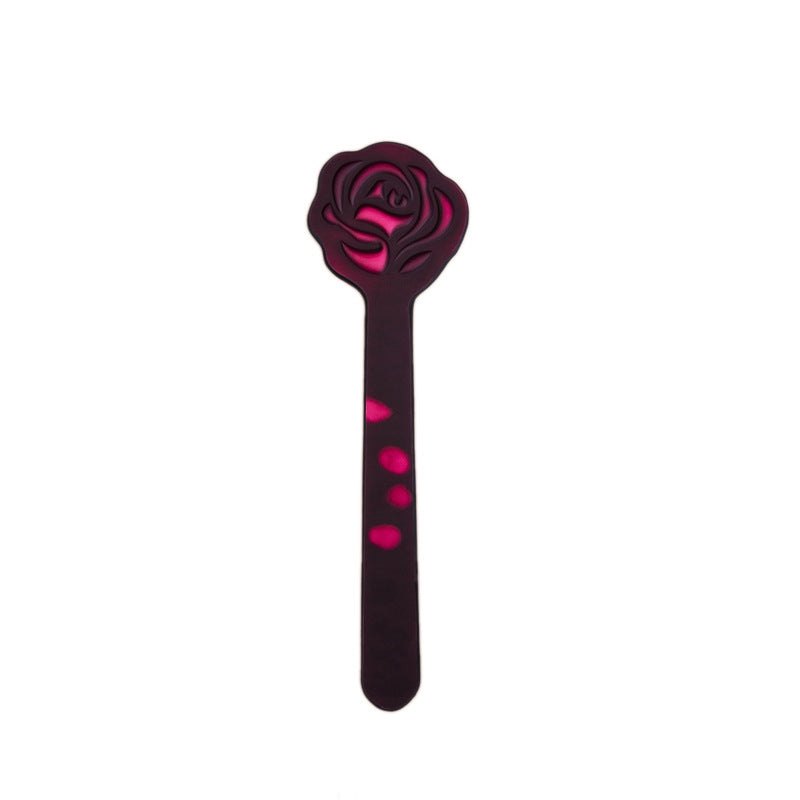 Black rose-shaped color-changing paddle, photo 1