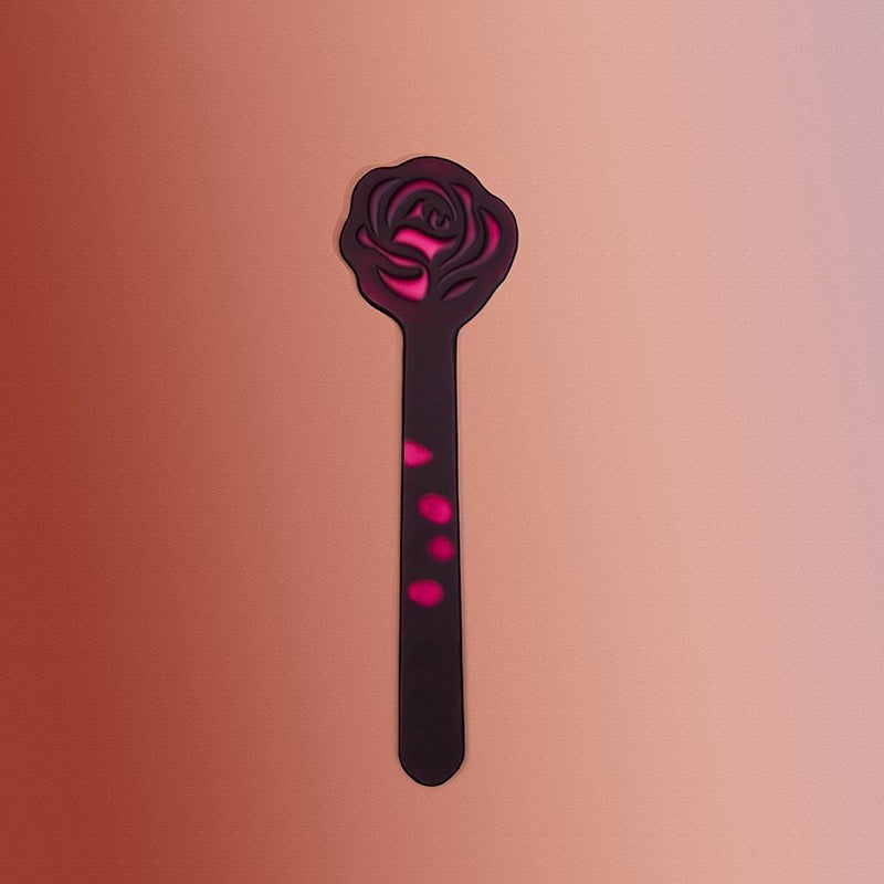 Black rose-shaped color-changing paddle, photo 5