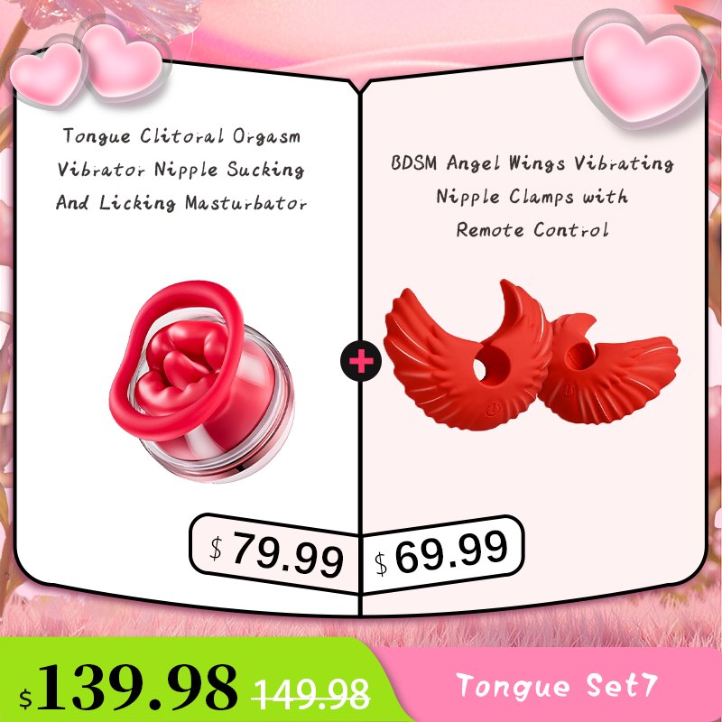 Red liquid silicone rose suction vibrator set, photo 16