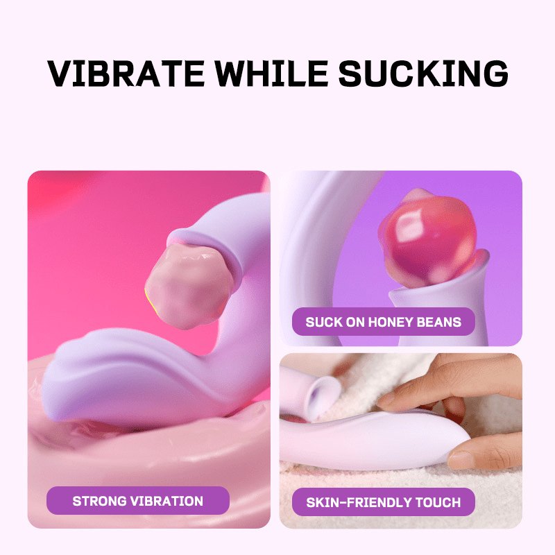 Rose shaped suction vibrator with night light, photo 3