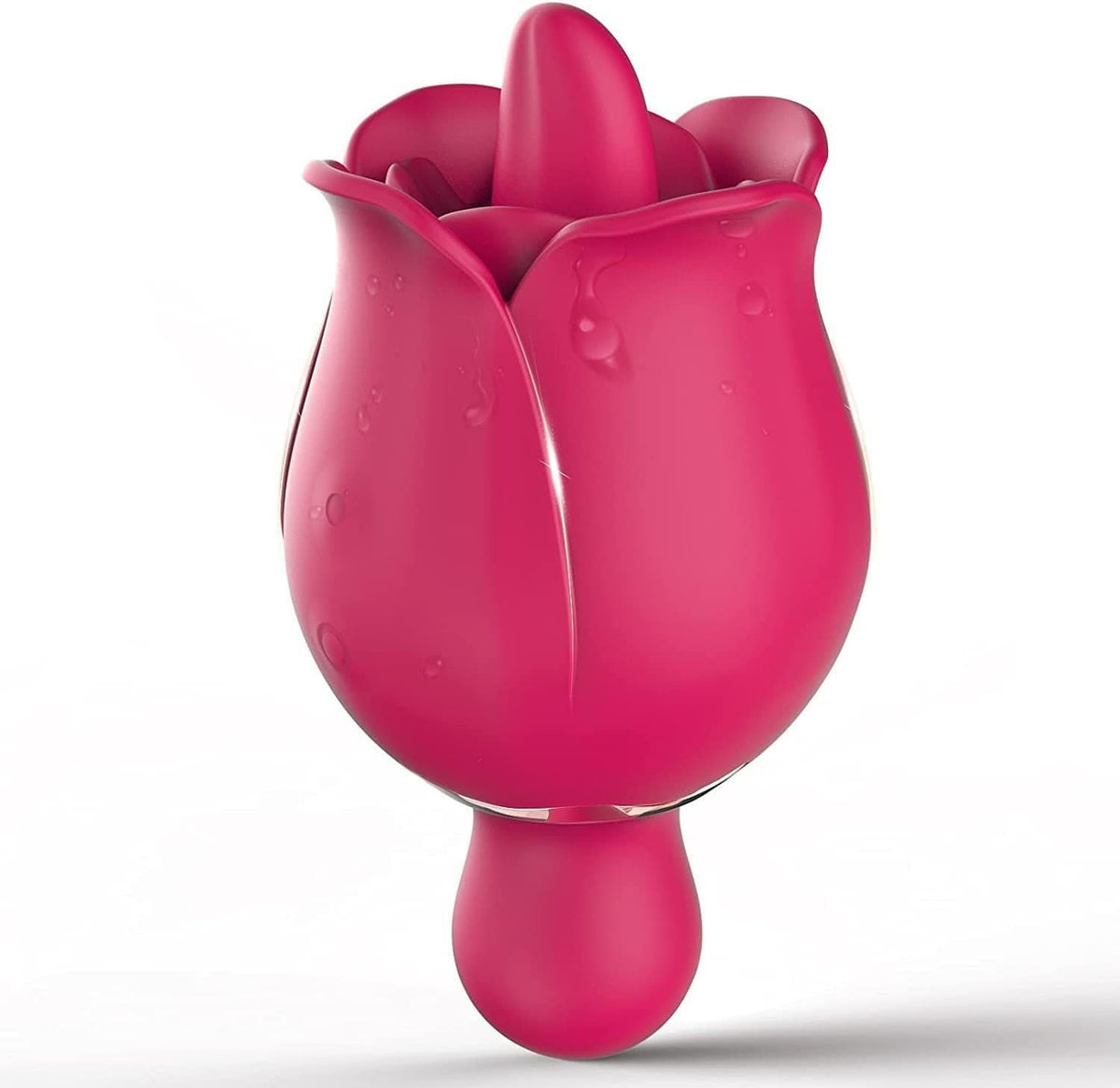 Pink rose tongue clit stimulator, photo 5