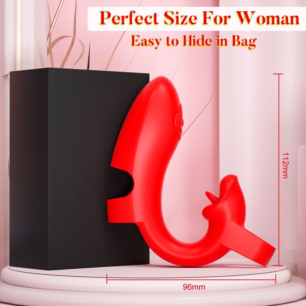 Red rose finger vibrator, photo 7