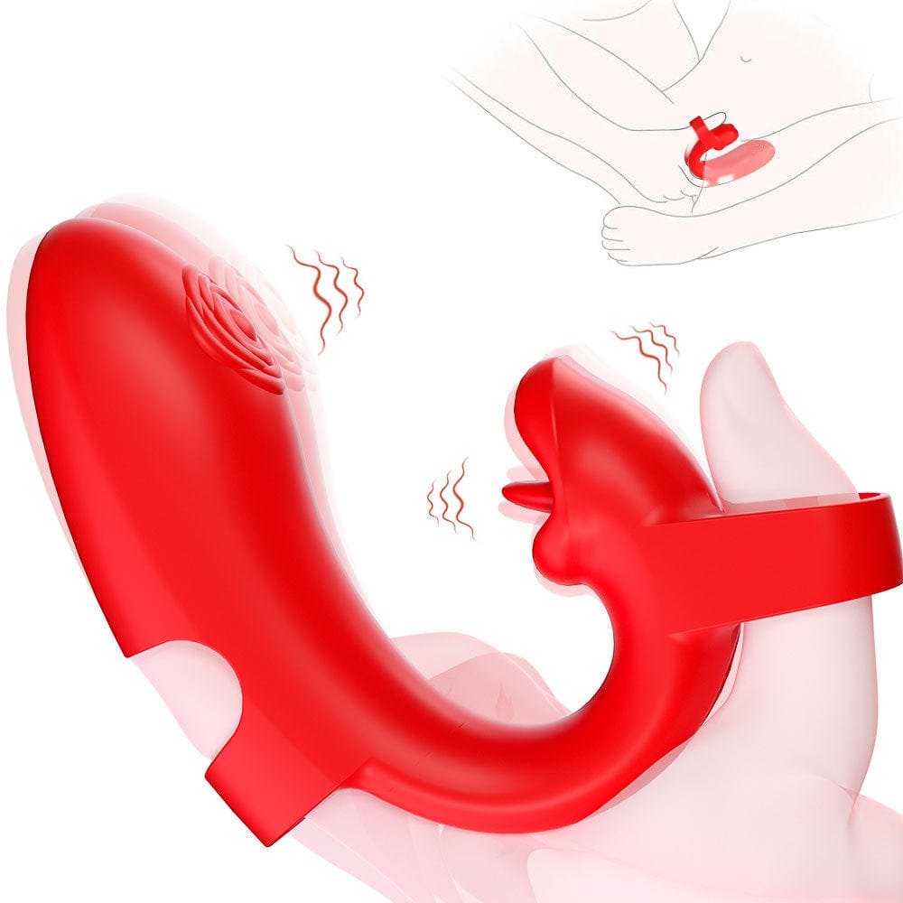 Red rose finger vibrator, photo 8