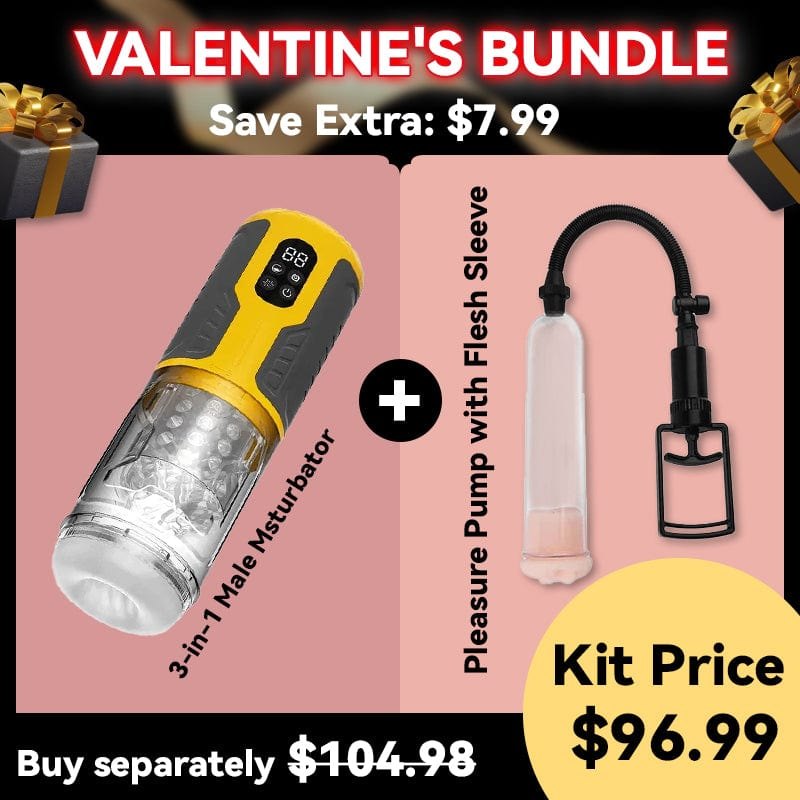 Rotating masturbator and pump set, photo 1