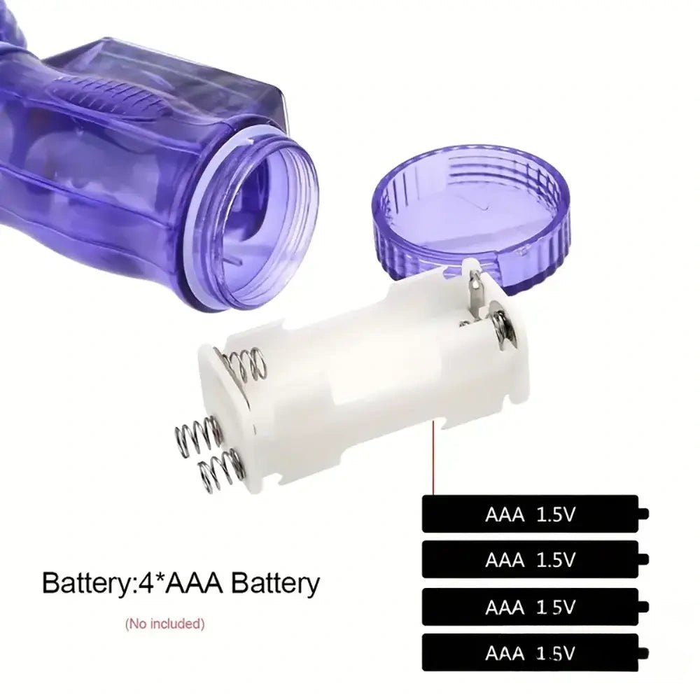 Purple rotating rabbit vibrator, photo 5