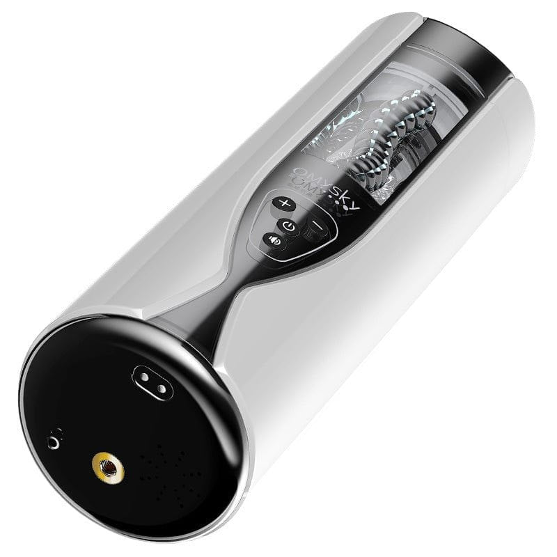 Silver rotating suction male masturbator, photo 4
