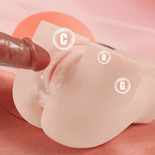 Flesh-colored realistic vibrating dildo with suction cup base, photo 3