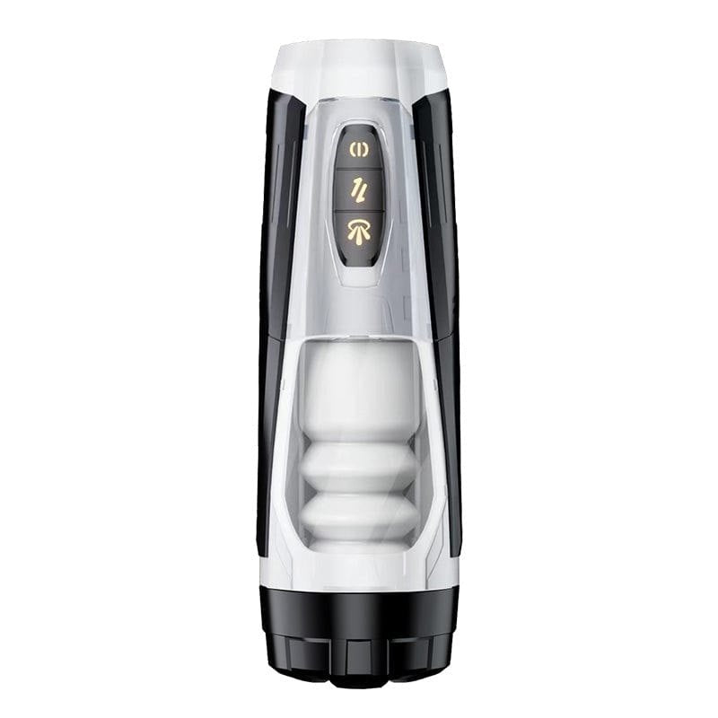Black and white rotating thrust male masturbator, photo 1