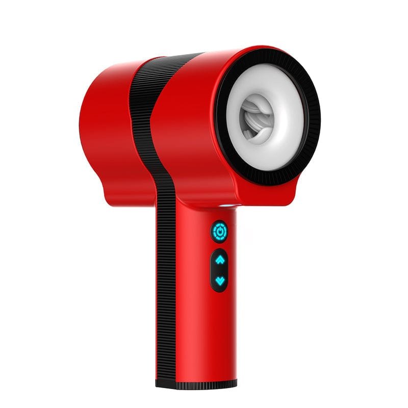 Red rotating thrusting male masturbator