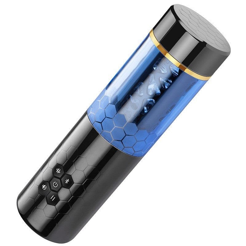 Black rotating thrusting masturbator cup, photo 2