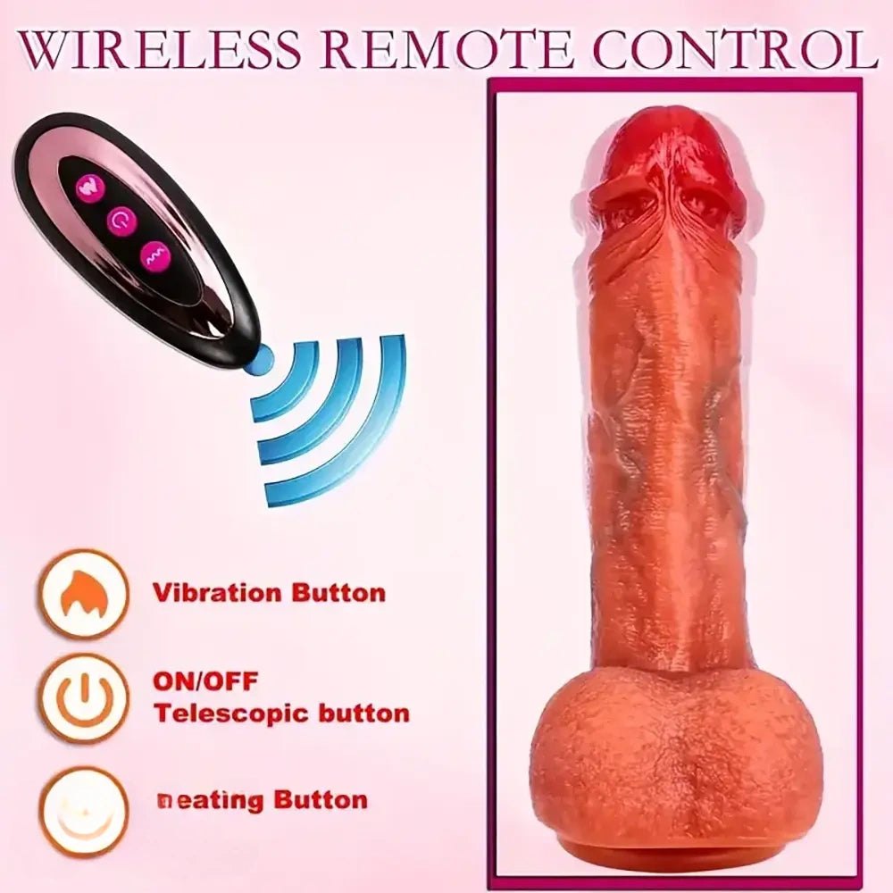 Flesh rotating thrusting dildo, photo 6