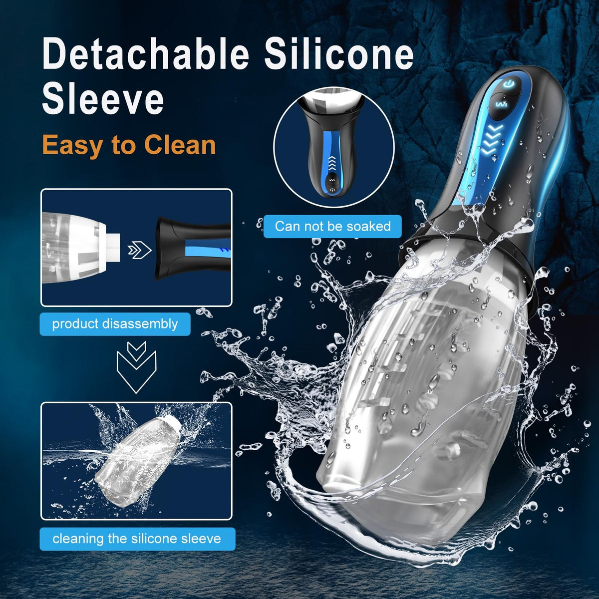 Automatic rotating vibrating male masturbator cup, photo 5