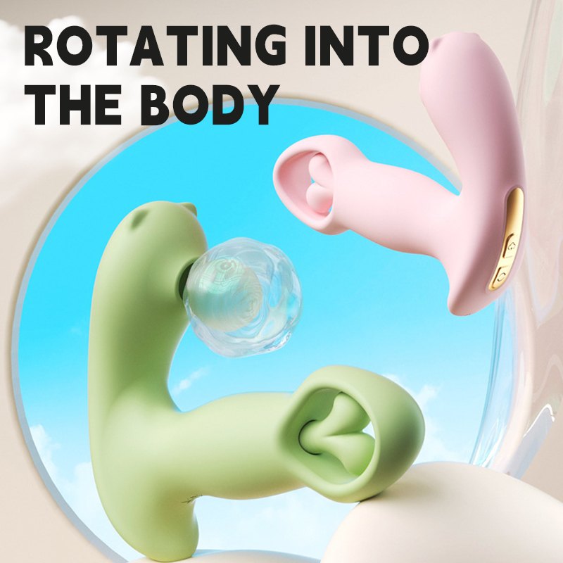 Wearable rotating clitoral suction and g-spot vibrator, photo 2