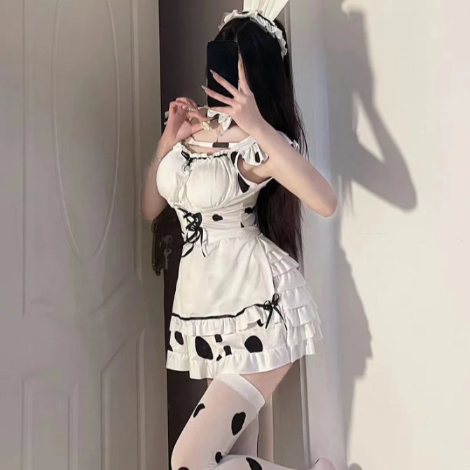 Ruffled bunny girl nightgown set, photo 4