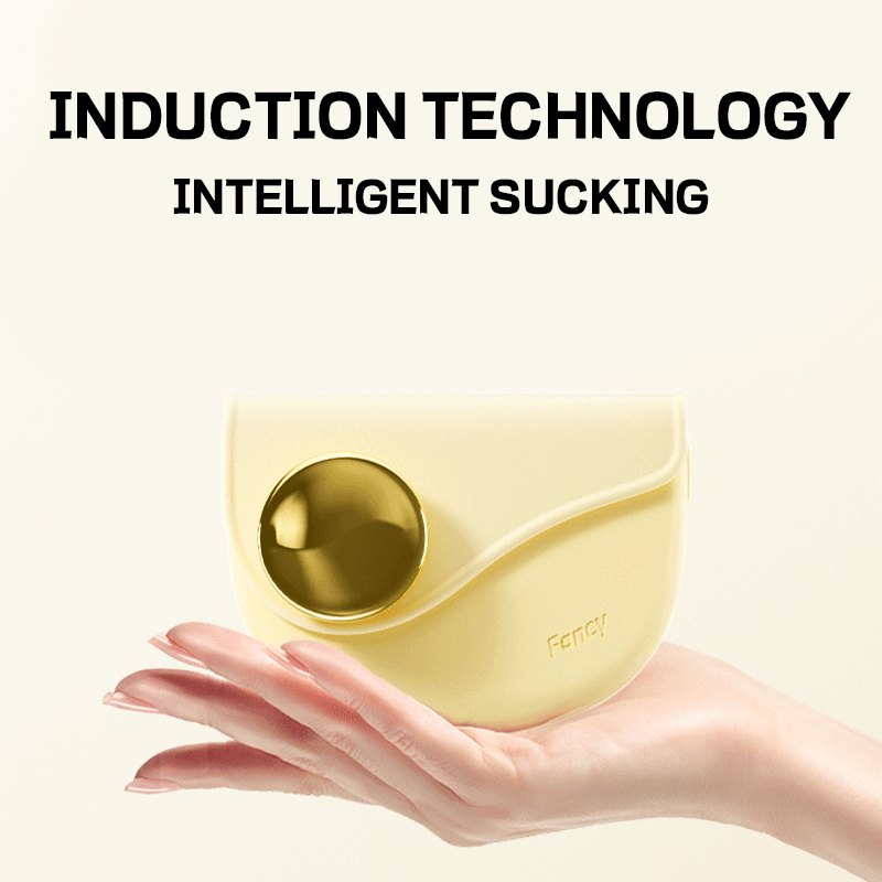 Yellow saddle bag shaped clitoral suction vibrator, photo 5