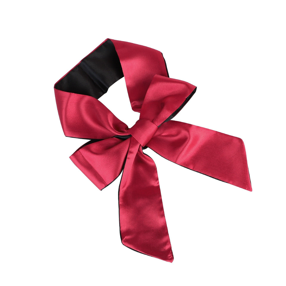 Two-tone satin ribbon tie blindfold, photo 12
