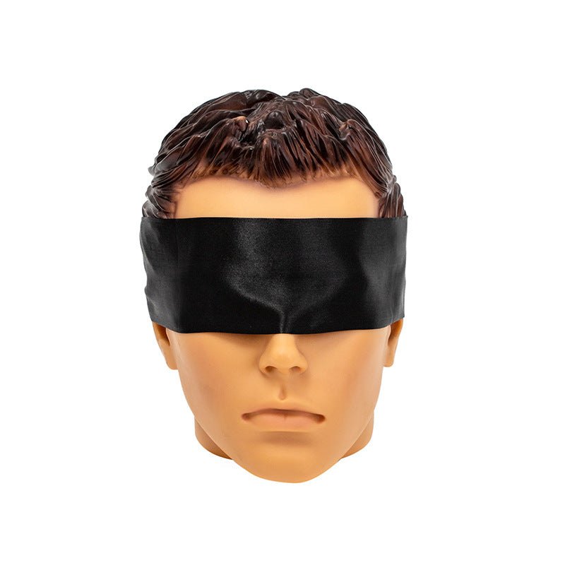 Two-tone satin ribbon tie blindfold, photo 6